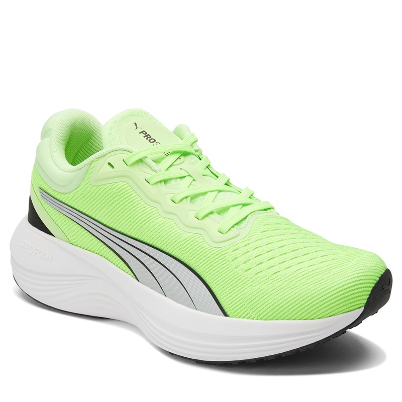 Puma Men's Scend Pro Running Shoes (Green/Silver/White) - Size 12.0 M