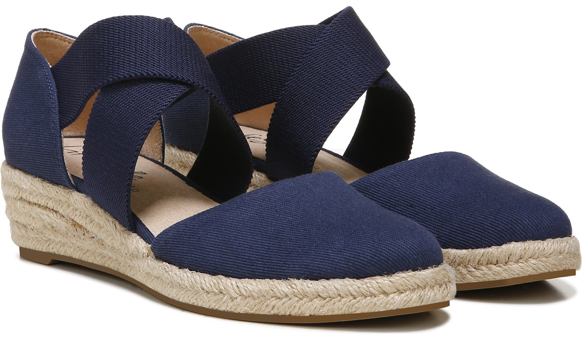 wide espadrille wedge