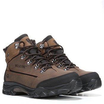 Wolverine Men's Spencer Waterproof Hiking Boots (Brown/Black) - Size 8.5 M