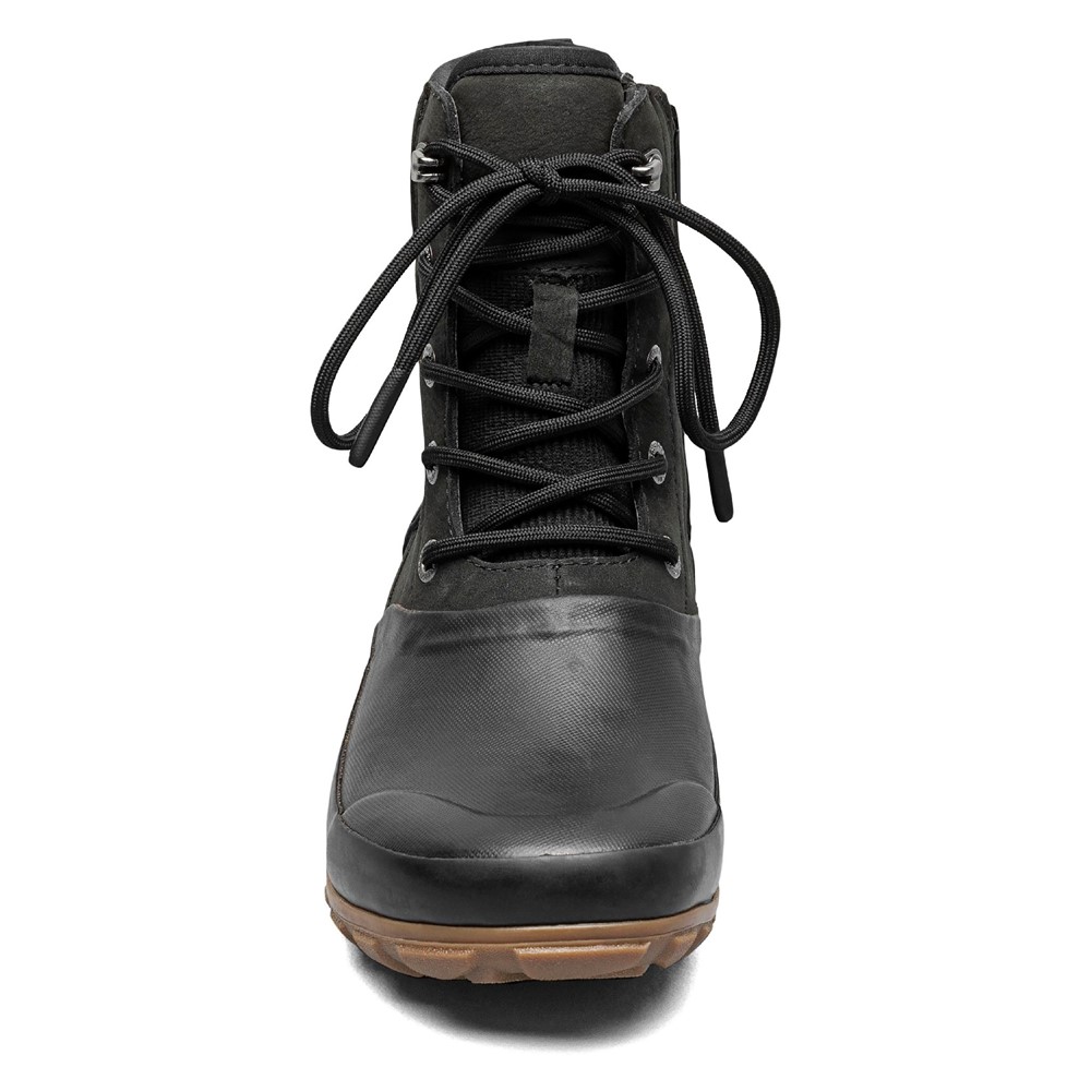 Tall black cheap duck boots