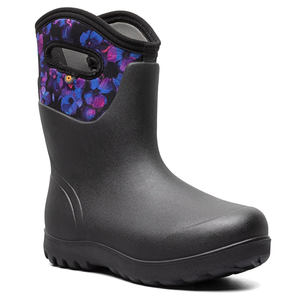 Bogs Women\'s Neo-Classic Famous Mid | Footwear Petals Winter Waterproof Boot