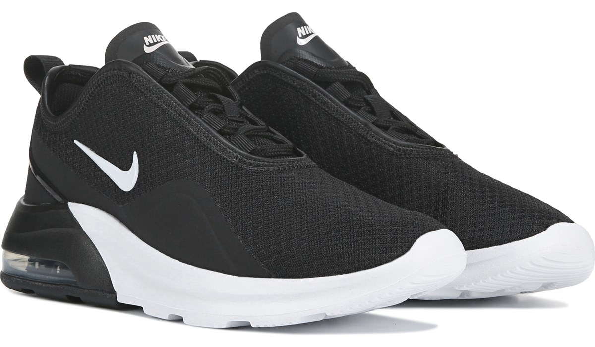 nike air max motion 2 women's sneakers black and white