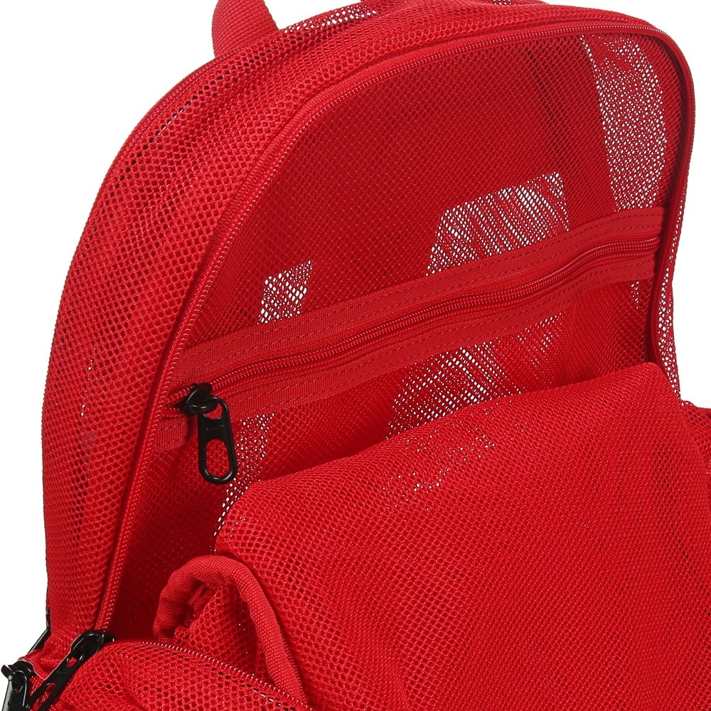 Red Unisex Brasilia Mesh Backpack, Nike