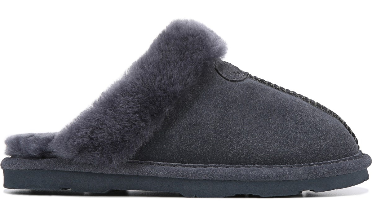 gray bearpaw slippers