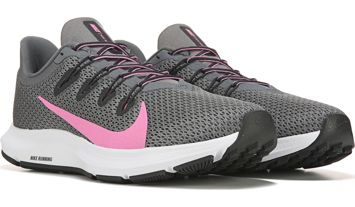 women's gray athletic shoes