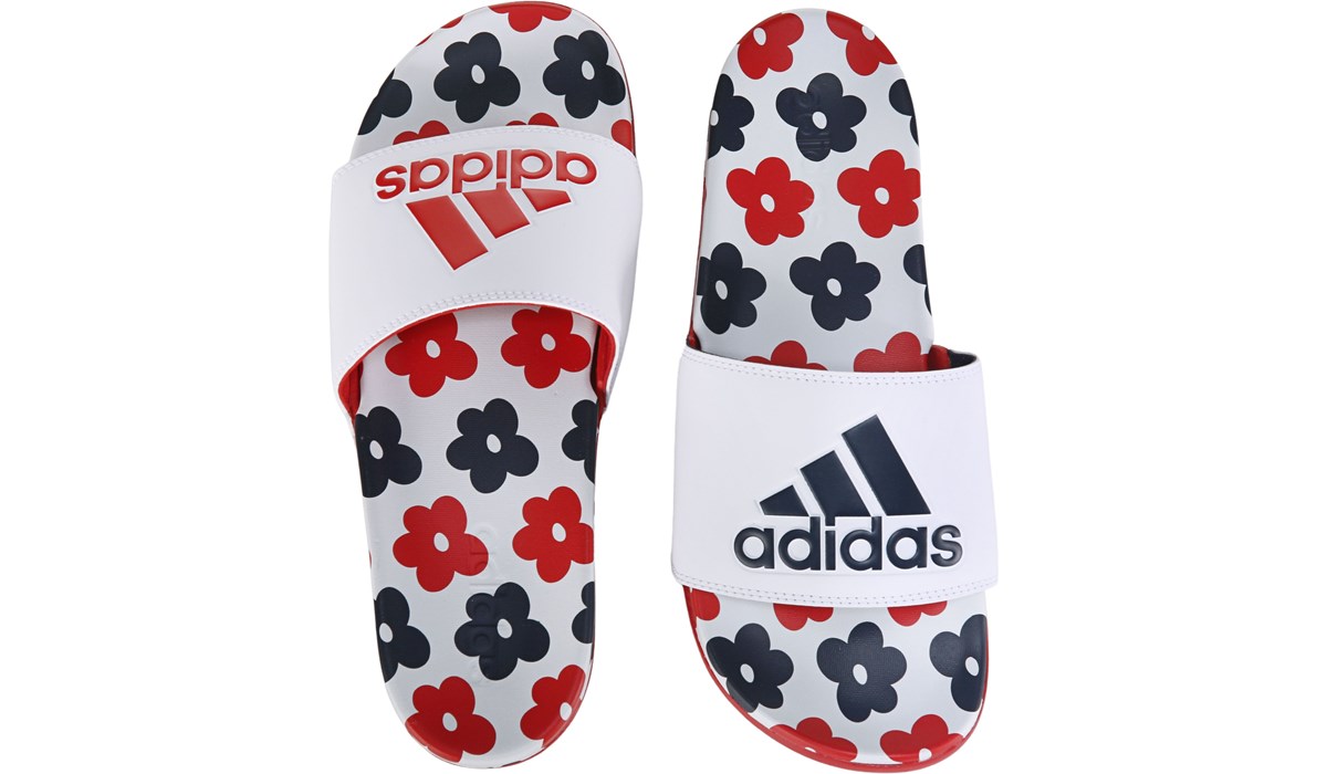 adidas Women's Adilette Comfort Slide Sandal | Famous Footwear