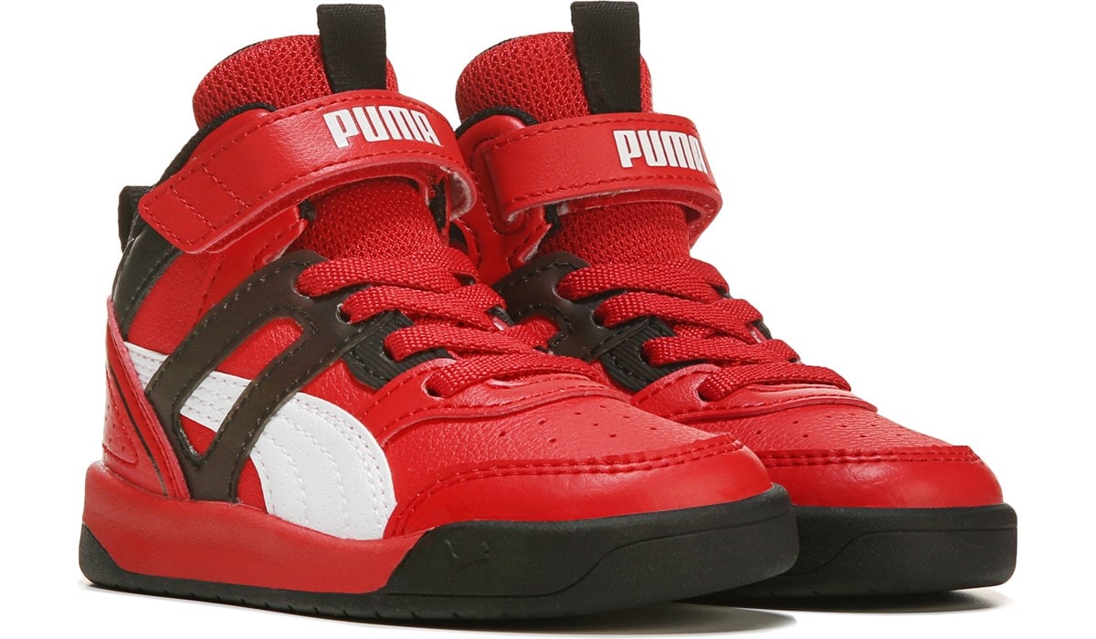 PUMA Kids' Backcourt High Top Sneaker 