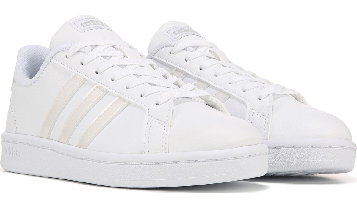 white adidas shoes grand court