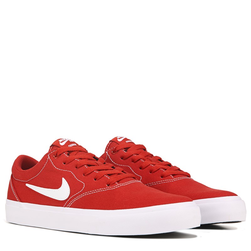 Nike Men's Sb Charge Skate Shoes (Red/White) - Size 7.0 M