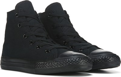 blacked out converse high tops