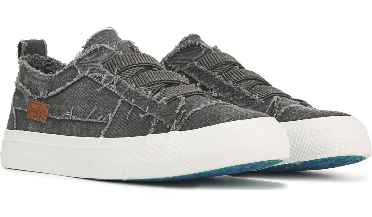 gray slip on sneaker
