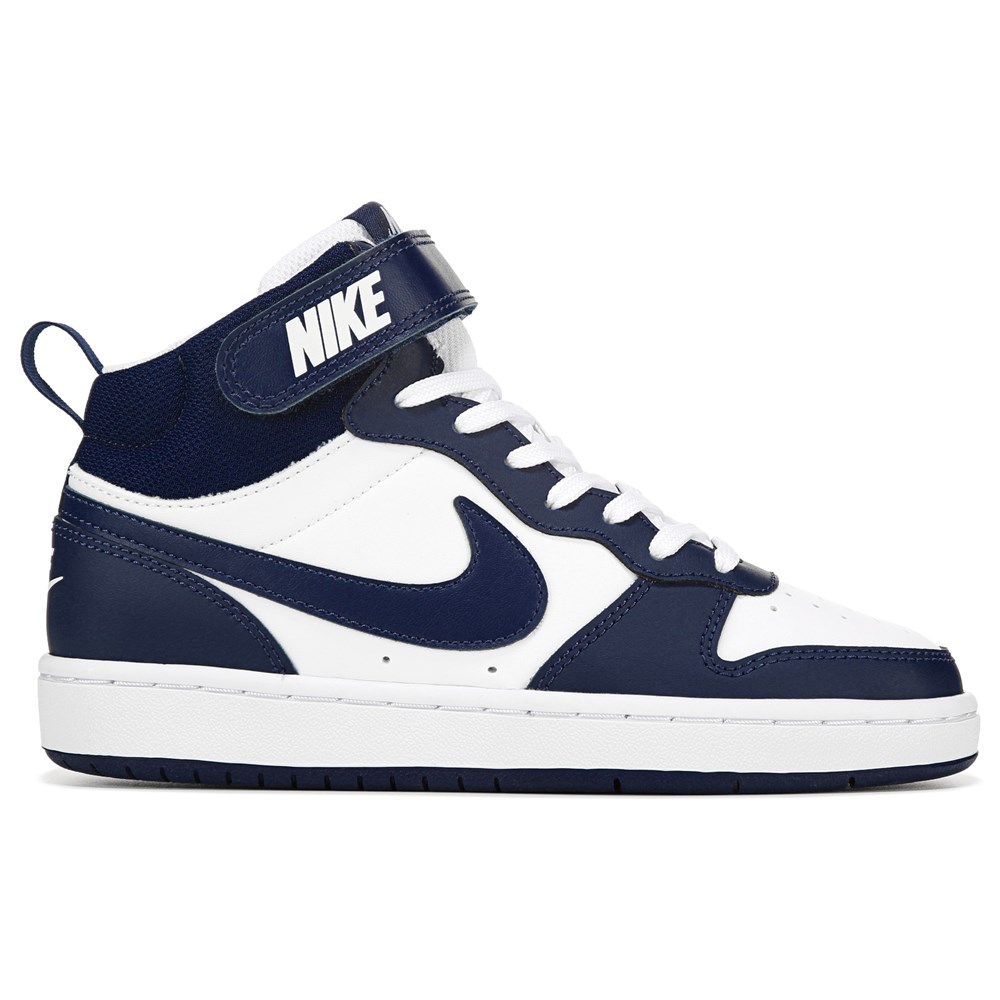 Nike Kids Court Borough 2 High Top Sneaker Big Kid Famous Footwear