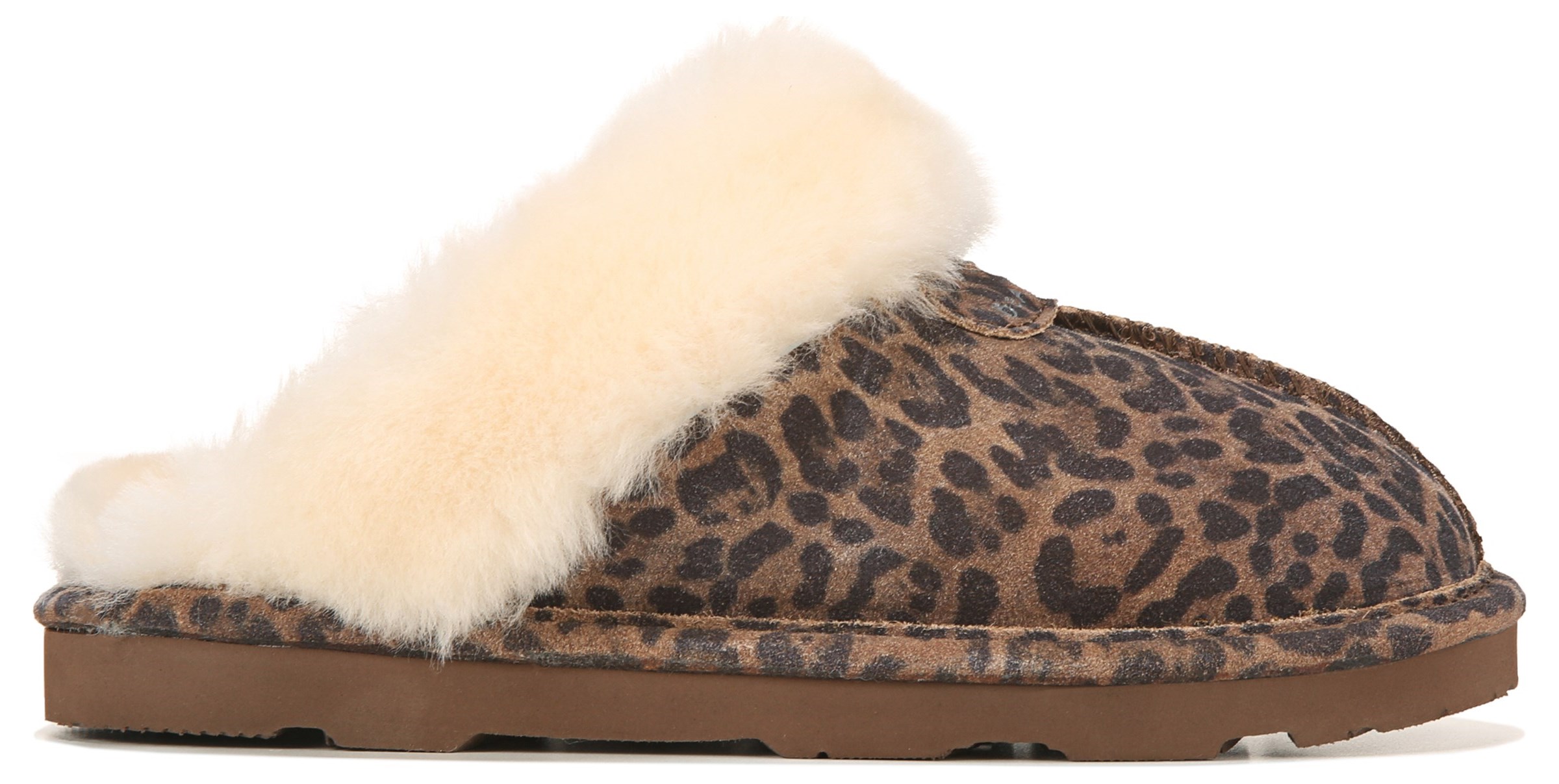 leopard bearpaw slippers